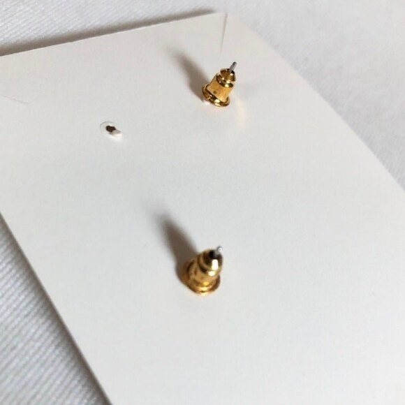 Heart Swirl Painted Enamel Retro Style Pierced Dangle Earrings - Picture 3 of 5